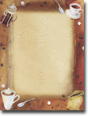 Masterpiece Studios Imprintable Blank Stock - Coffee Time Letterhead (972773)