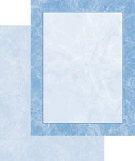 Masterpiece Studios Imprintable 2-Sided Blank Stock - Blue Marble 2-Sided Letterhead (972798)