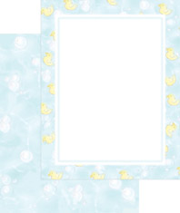 Masterpiece Studios Imprintable 2-Sided Blank Stock - Bubbles & Rubber Ducks 2-Sided Letterhead (972838)