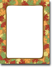 Masterpiece Studios Imprintable Blank Stock - Artistic Leaves Letterhead (972863)