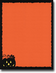 Masterpiece Studios Imprintable Blank Stock - Pumpkin Face Letterhead (972868)