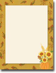 Masterpiece Studios Imprintable Blank Stock - Fall Into Autumn Letterhead (972871)