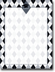 Masterpiece Studios Imprintable Blank Stock - Argyle Graduation Letterhead (972884)