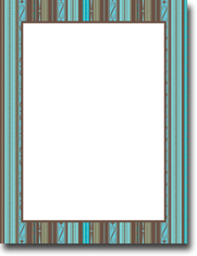 Masterpiece Studios Imprintable Blank Stock - Bold Brown Stripes Letterhead (972892)