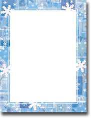 Masterpiece Studios Imprintable Blank Stock - Snowfall Letterhead (972894)