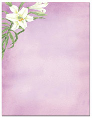 Masterpiece Studios Imprintable Blank Stock - Easter Lily Letterhead (972896)