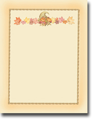Masterpiece Studios Imprintable Blank Stock - Cornucopia Letterhead (972912)