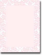 Masterpiece Studios Imprintable Blank Stock - Blooming Pink Letterhead (972942)