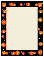 Masterpiece Studios Imprintable Blank Stock - Pumpkin Patch Letterhead (9740026)