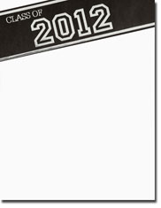 Masterpiece Studios Imprintable Blank Stock - 2012 Collegiate Banner Foil Letterhead (2012041)