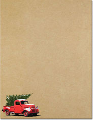 Special Delivery Imprintable Blank Stock Holiday Letterhead by Masterpiece Studios