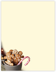 Cup Of Cheer Imprintable Blank Stock Holiday Letterhead by Masterpiece Studios