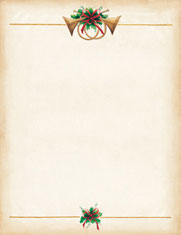 Masterpiece Studios Imprintable Blank Stock - Antique Horns Letterhead  (961818)