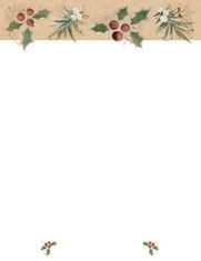 Masterpiece Studios Imprintable Blank Stock - Greeting Berries Letterhead (967153)