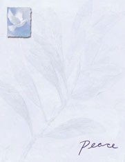 Masterpiece Studios Imprintable Blank Stock - Peace Dove Letterhead (967158)
