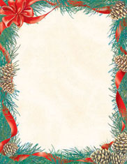 Masterpiece Studios Imprintable Blank Stock - Pinecone Sketch Letterhead (967251)