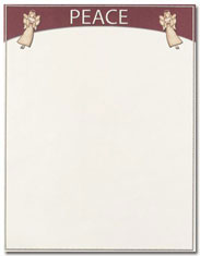 Masterpiece Studios Imprintable Blank Stock - Angels & Doves Letterhead (967253)