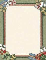 Masterpiece Studios Imprintable Blank Stock - Traditional Presents Letterhead  (967265)