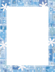 Masterpiece Studios Imprintable Blank Stock - Snowfall Letterhead (972894)