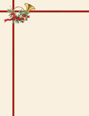 Masterpiece Studios Imprintable Blank Stock - Horn & Fruit Letterhead (972921)