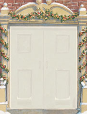 Masterpiece Studios Imprintable Blank Stock - Holiday Doorway Letterhead (972923)