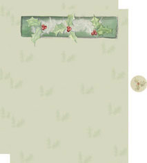 Masterpiece Studios Imprintable 2-Sided Blank Stock - Holly Cutout 2-Sided Letterhead w/ Seals (975208)