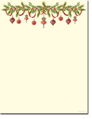 Masterpiece Studios Imprintable Blank Stock - Grandmas Ornaments Letterhead (20103023-20102235)