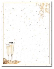 Masterpiece Studios Imprintable Blank Stock - Champagne Letterhead (DLH565)