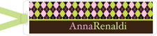 I'm Inkpressed Bookmarks - Argyle Woman (Holiday Papers #BM-1202)