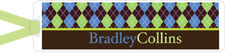 I'm Inkpressed Bookmarks - Argyle Men (Holiday Papers #BM-1208)