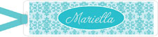 I'm Inkpressed Bookmarks - Aqua Pattern (Holiday Papers #BM-1222)