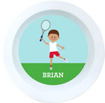 Boatman Geller - Personalized Melamine Bowls (Tennis Player - Shorts)