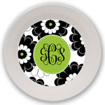 Devora Designs - Melamine Bowls (Black Lime Floral) BLACKLIME-BOWL