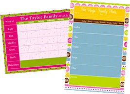 Weekly Planners - Dry Erase Magnets