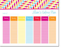 iDesign Weekly Calendar Pads - Staircase Rain (ID_WEEKLYPAD_20_RAIN)