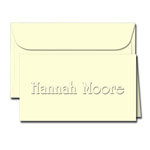 Classic Impressions Embossed Stationery - Roman Gift Enclosure Cards (WB7031)