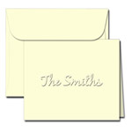 Classic Impressions Embossed Stationery - Fairchild Portrait Gift Enclosure Cards (WB7074)