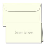 Classic Impressions Embossed Stationery - Name Gift Enclosure Cards (WB7085)