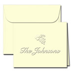 Classic Impressions Embossed Stationery - Grapes Gift Enclosure Cards (WB7169)