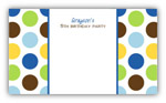 Mayberry Design - Calling Cards (Polka Dots Blue) (1033-2pc)