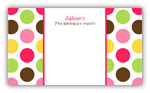 Mayberry Design - Calling Cards (Polka Dots Pink) (1034-2pc)