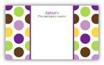 Mayberry Design - Calling Cards (Polka Dots Purple) (1035-2pc)