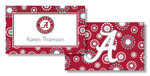 Noteworthy Collections College Calling Cards - Circle Burst (Alabama) (CEC-ALA01)