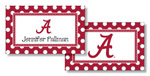 Noteworthy Collections College Calling Cards - Simple Dot (Alabama) (CEC-ALA08)