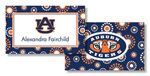 Noteworthy Collections College Calling Cards - Circle Burst (Auburn) (CEC-AUB01)
