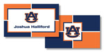 Noteworthy Collections College Calling Cards - Color Block (Auburn) (CEC-AUB02)