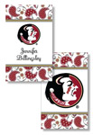 Noteworthy Collections College Calling Cards - Paisley (Florida State) (CEC-FSU04)