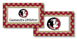 Noteworthy Collections College Calling Cards - Simple Dot (Florida State) (CEC-FSU08)
