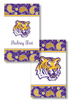 Noteworthy Collections College Calling Cards - Paisley (LSU) (CEC-LSU04)