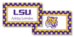 Noteworthy Collections College Calling Cards - Simple Dot (LSU) (CEC-LSU08)